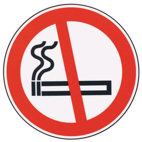 Panel de prohibición - Prohibido fumar - Adhesivo - Manutan Expert