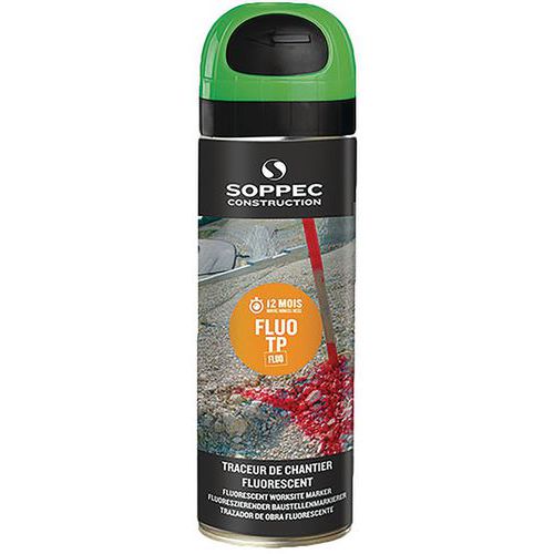 Aerosol marcador de obras fluorescente - Fluo TP® - 500 mL - Soppec