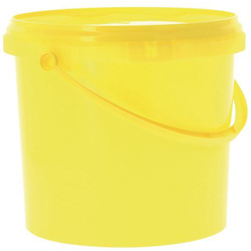 Cubo de color con tapa - 5 L