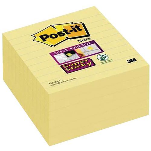 Notas Super Sticky Post-it® grandes formatos