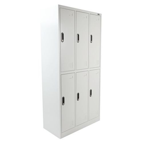 Taquilla con varios casilleros con perchero, con base - 3 columnas - Manutan Expert