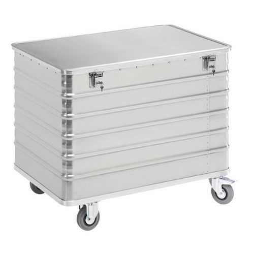 Carro contenedor de aluminio - Capacidad de 223 L a 656 L