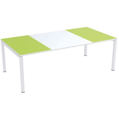 Mesa de reunión Easydesk - Tablero blanco - Meet By Paperflow