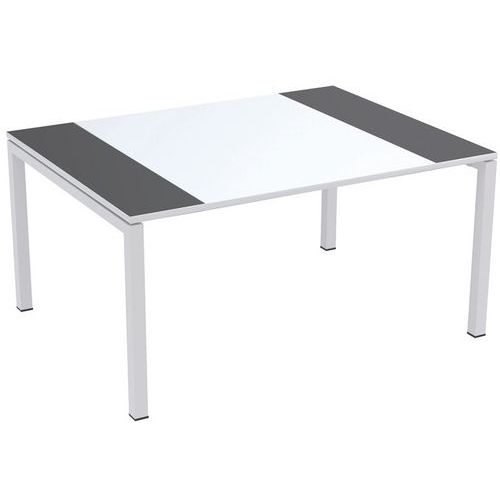 Mesa de reunión Easydesk - Tablero blanco - Meet By Paperflow