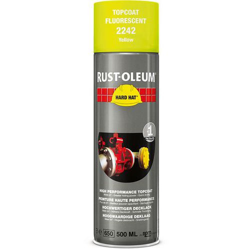 Aerosol de acabado Hard Hat fluorescente - Rust-Oleum