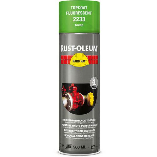 Aerosol de acabado Hard Hat fluorescente - Rust-Oleum