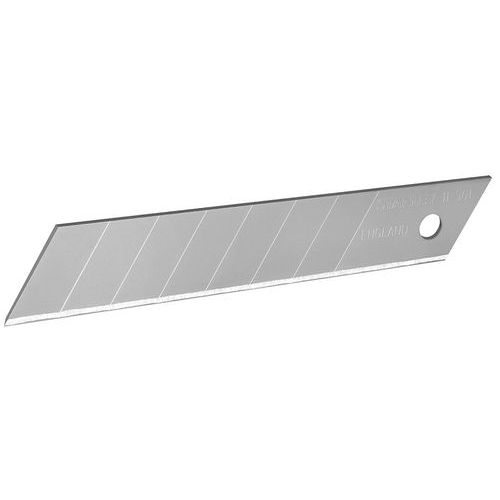 Lote de 10 cuchillas para cúter 18 mm - Stanley