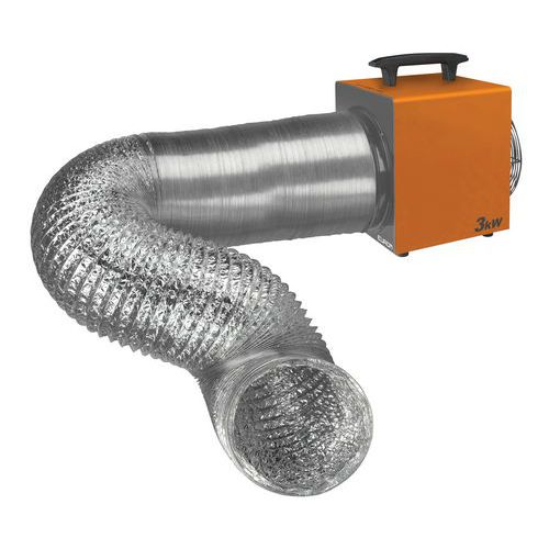 Conducto flexible 5 metros - Heat-Duct Pro 3,3 kW y 9 kW - Eurom Conducto flexible 5 metros - Heat-Duct Pro 3,3 kW y 9 kW - Eurom