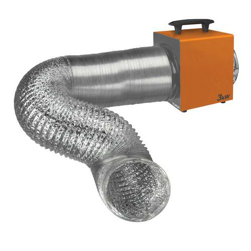 Conducto flexible 5 metros - Heat-Duct Pro 3,3 kW y 9 kW - Eurom