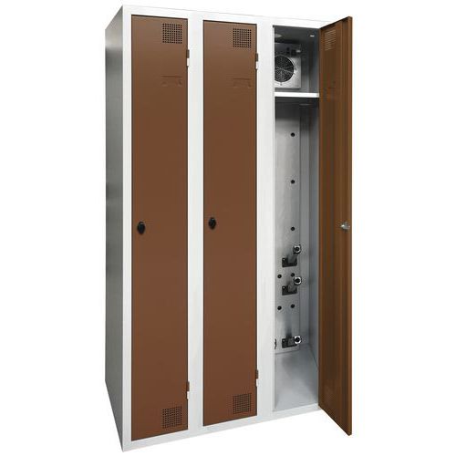 Vestuario secante industria limpia - De 1 a 4 columnas - Sobre base - Akaze