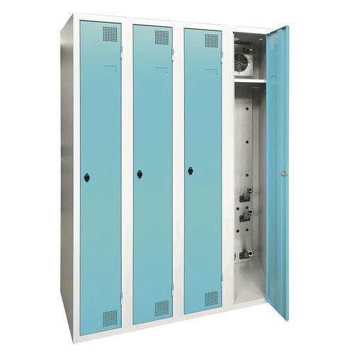Vestuario secante industria limpia - De 1 a 4 columnas - Sobre base - Akaze