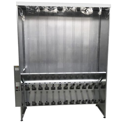 Perchero de secado - con puerta con correas - Akaze