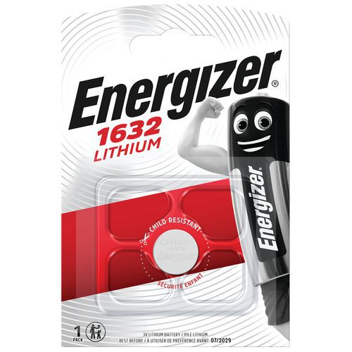 Pila de botón de litio CR 1632 - Energizer