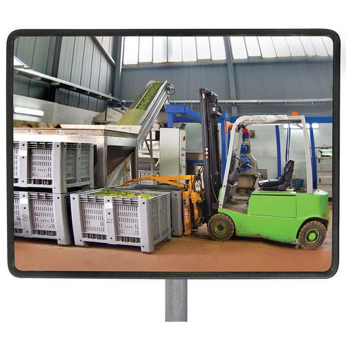 Espejo multiuso antivandalismo interior/exterior Poli+ - Kaptorama