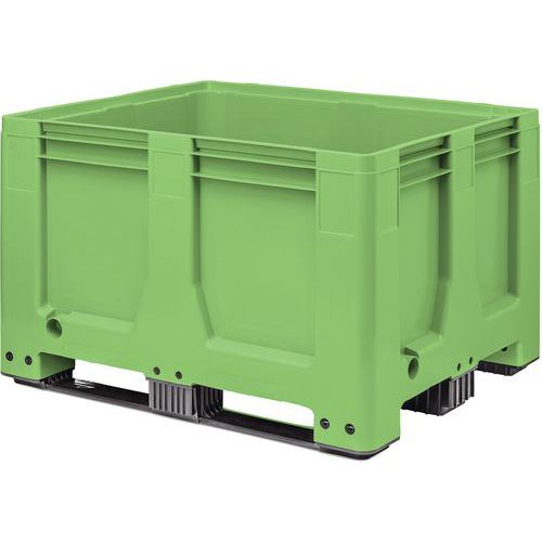 Caja-palé rígida - 3 travesaños - Schoeller Allibert