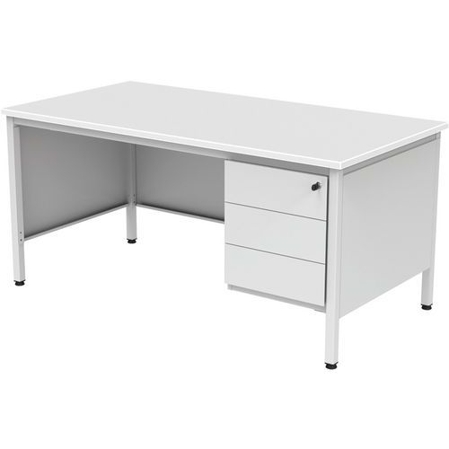 Escritorio con cajonera de 3 cajones Confort 2 -160 cm