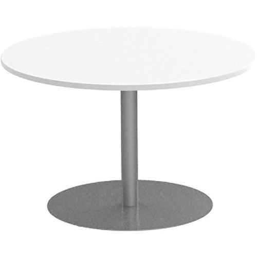 Mesa de reuniones redonda de 120 cm con pata tulipa