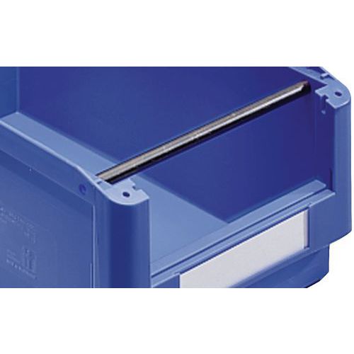 Barra de sujeción para caja con abertura frontal serie SK - de 17 a 36 L - Lote de 10 - Bito