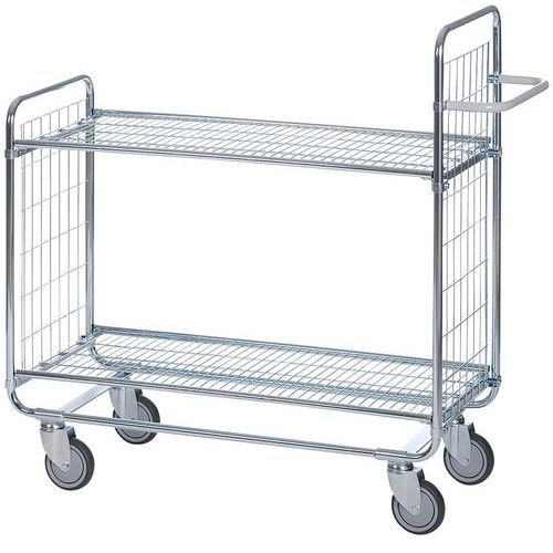 Carro de preparación de pedidos de 2 bandejas - Capacidad 200 kg