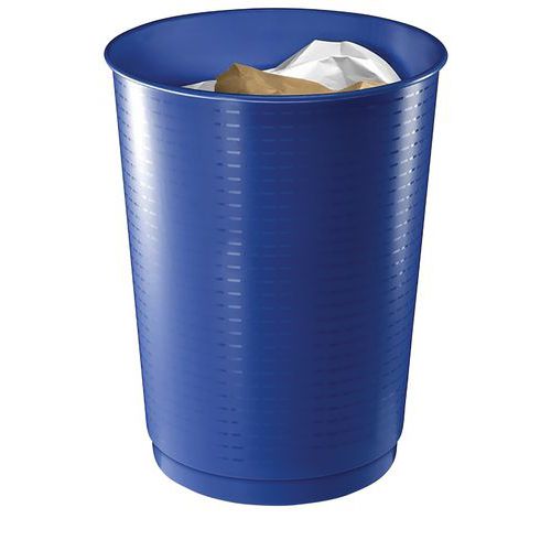 Cubo de basura azul cobalto - 40 L - CEP