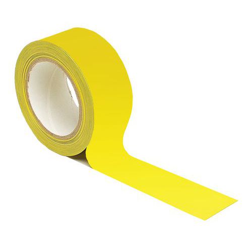 Cinta adhesiva para marcar el suelo - Distanciamiento social - Amarillo