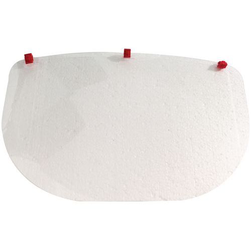 Visera antiproyecciones encajable para casco y gorra - Lote de 100 Visera antiproyecciones encajable para casco y gorra - Lote de 100
