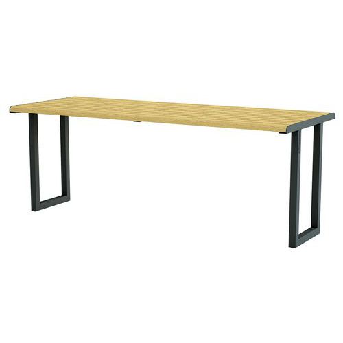 Mesa H24 de acero inoxidable