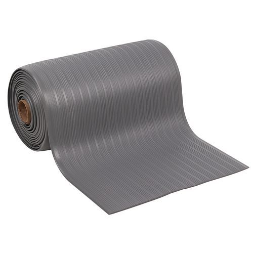 Alfombra ergonómica antifatiga - Superficie estriada - En rollo - Manutan Expert