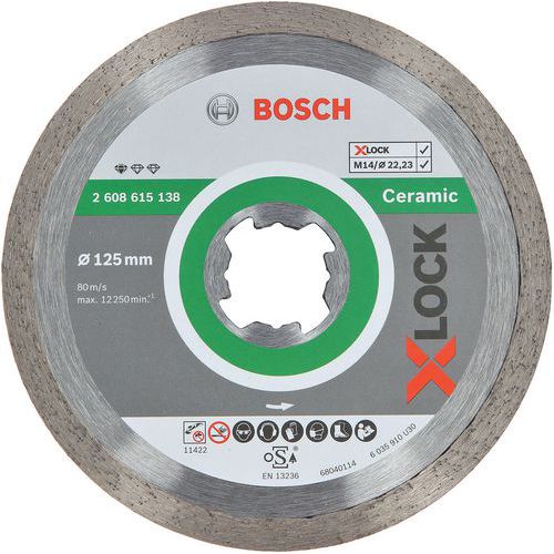 Discos de corte de diamante X-LOCK estándar ara cerámica - Bosch