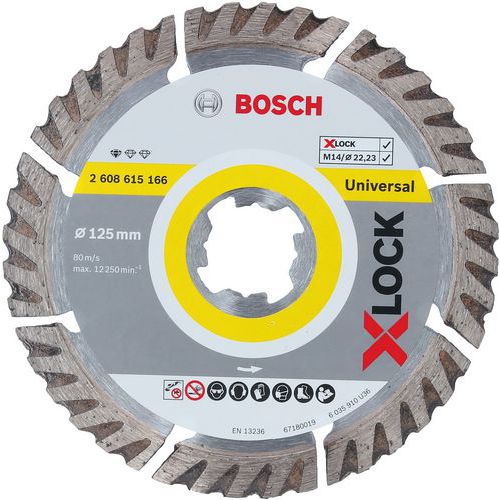Discos de corte de diamante X-LOCK estándar para universal - Bosch