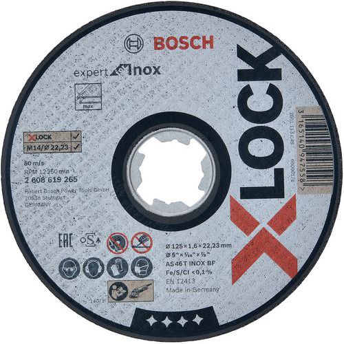 Discos de corte X-LOCK Expert para acero inoxidable - Bosch