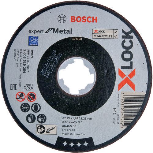 Discos de corte X-LOCK Expert para metal - Bosch