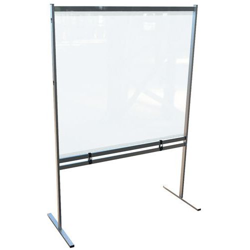 Tabique de protección de PVC con patas Tabique de protección de PVC con patas