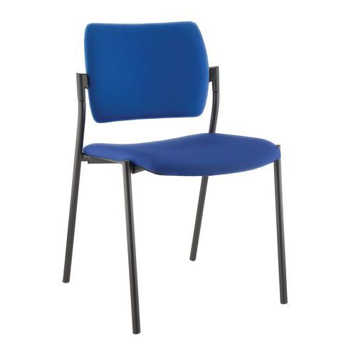 Silla Amets 4 patas fijas sin reposabrazos - lote de 3 - Sokoa Silla Amets 4 patas fijas sin reposabrazos - lote de 3 - Sokoa