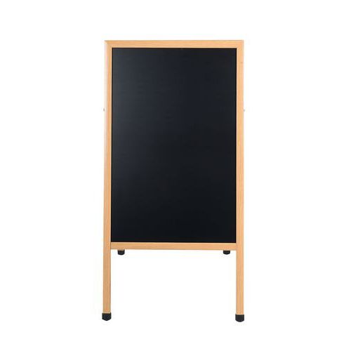 Caballete Stop-acera de madera - 120 x 60 cm - Bi-Silque