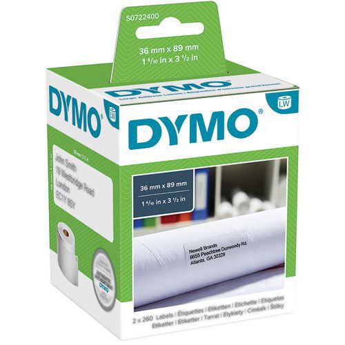 Etiqueta para impresoras de etiquetas Dymo LabelWriter
