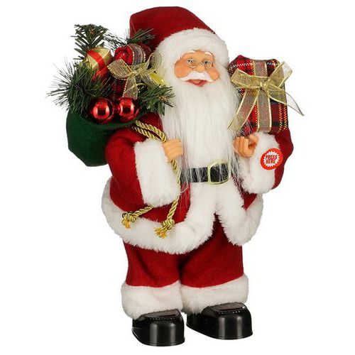 Papá Noel automático con pilas