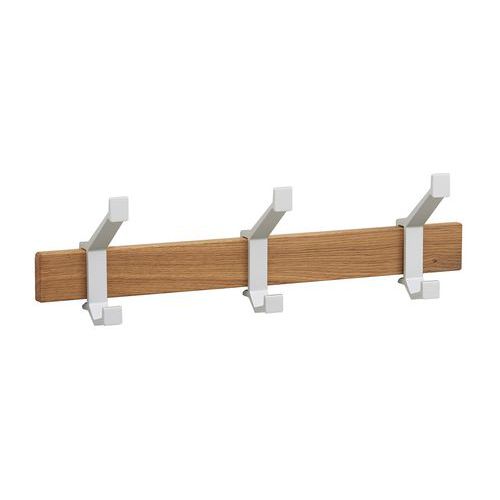 Toallero de madera/plata para pared  - Gardelux