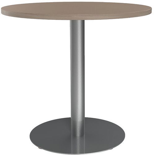 Mesa de reuniones redonda de 80 cm con pata tulipa
