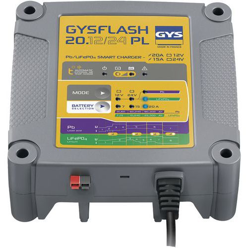 Cargador de batería - Gysflash 20.12/24 pl - Gys
