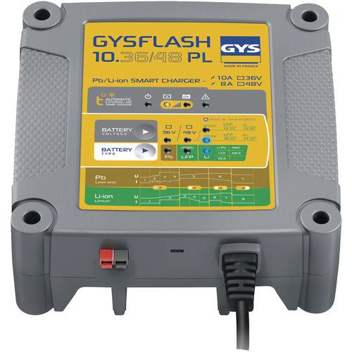 Cargador de batería - Gysflash 10.36/48 pl - Gys