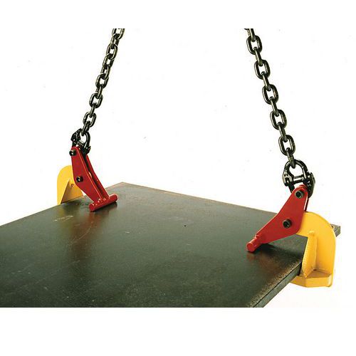 Pinzas para elevación horizontal - Agarre de 0 mm a 150 mm Pinzas para elevación horizontal - Agarre de 0 mm a 150 mm