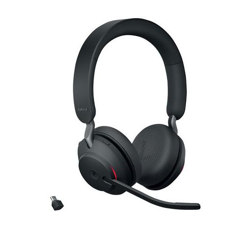 Microauriculares con cable Evolve2 65 UC Duo USB-C - Link 380c - Jabra