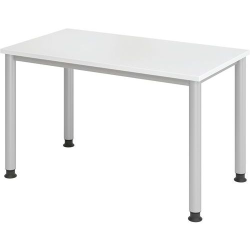Escritorio recto con patas redondas - 120 cm Escritorio recto con patas redondas - 120 cm
