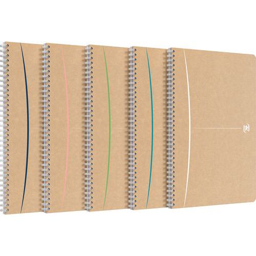 Cuaderno Oxford Touareg 210 x 297, 180 págs., 90 g, reciclado, surtido - Oxford
