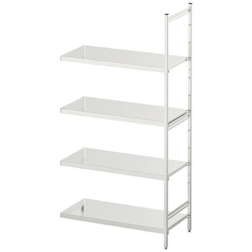 Estantería médica de acero inoxidable Norme 5 - Balda maciza - Hupfer