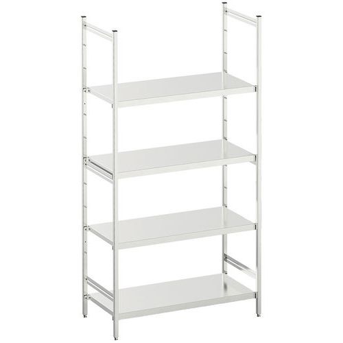 Estantería médica de acero inoxidable Norme 5 - Balda maciza - Hupfer