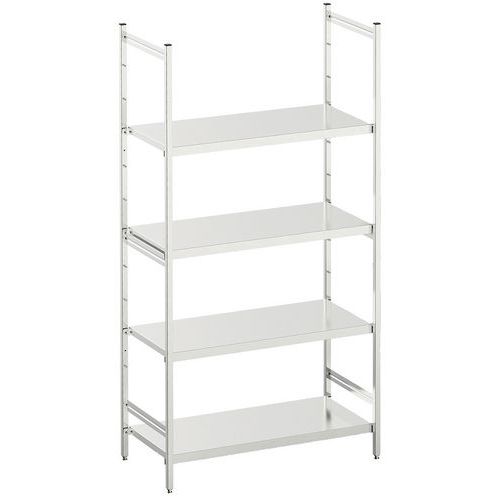 Estantería médica de acero inoxidable Norme 5 - Balda maciza - Hupfer