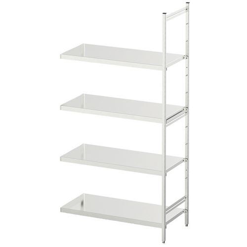 Estantería médica de acero inoxidable Norme 5 - Balda maciza - Hupfer