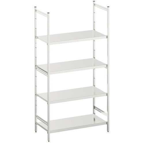 Estantería médica de acero inoxidable Norme 5 - Balda maciza - Hupfer